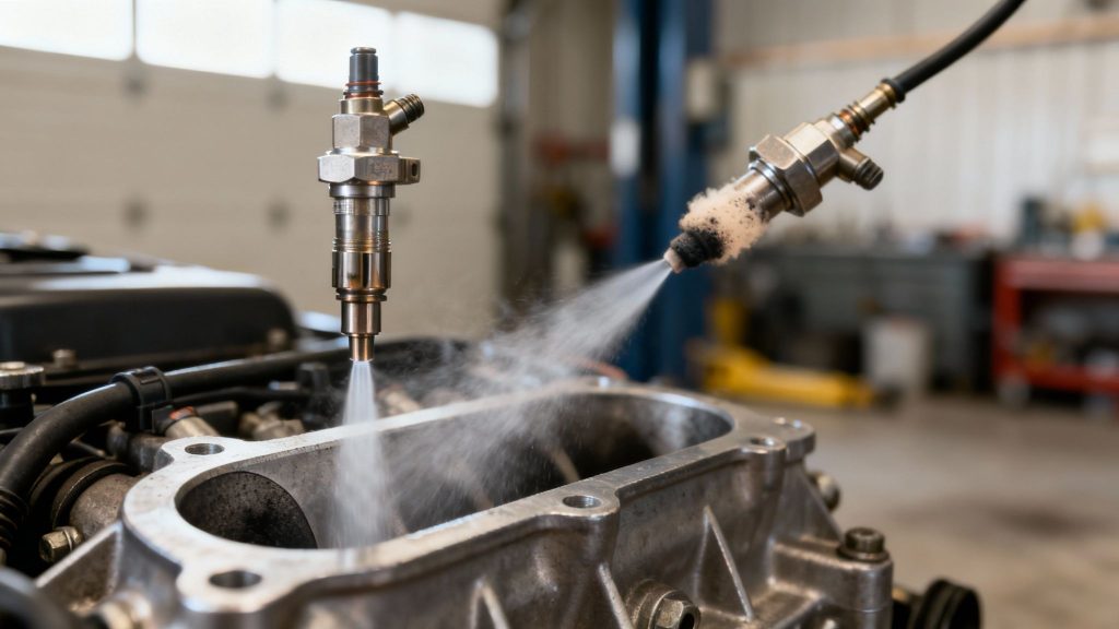 Injector Cleaning When the Engine Runs Normally