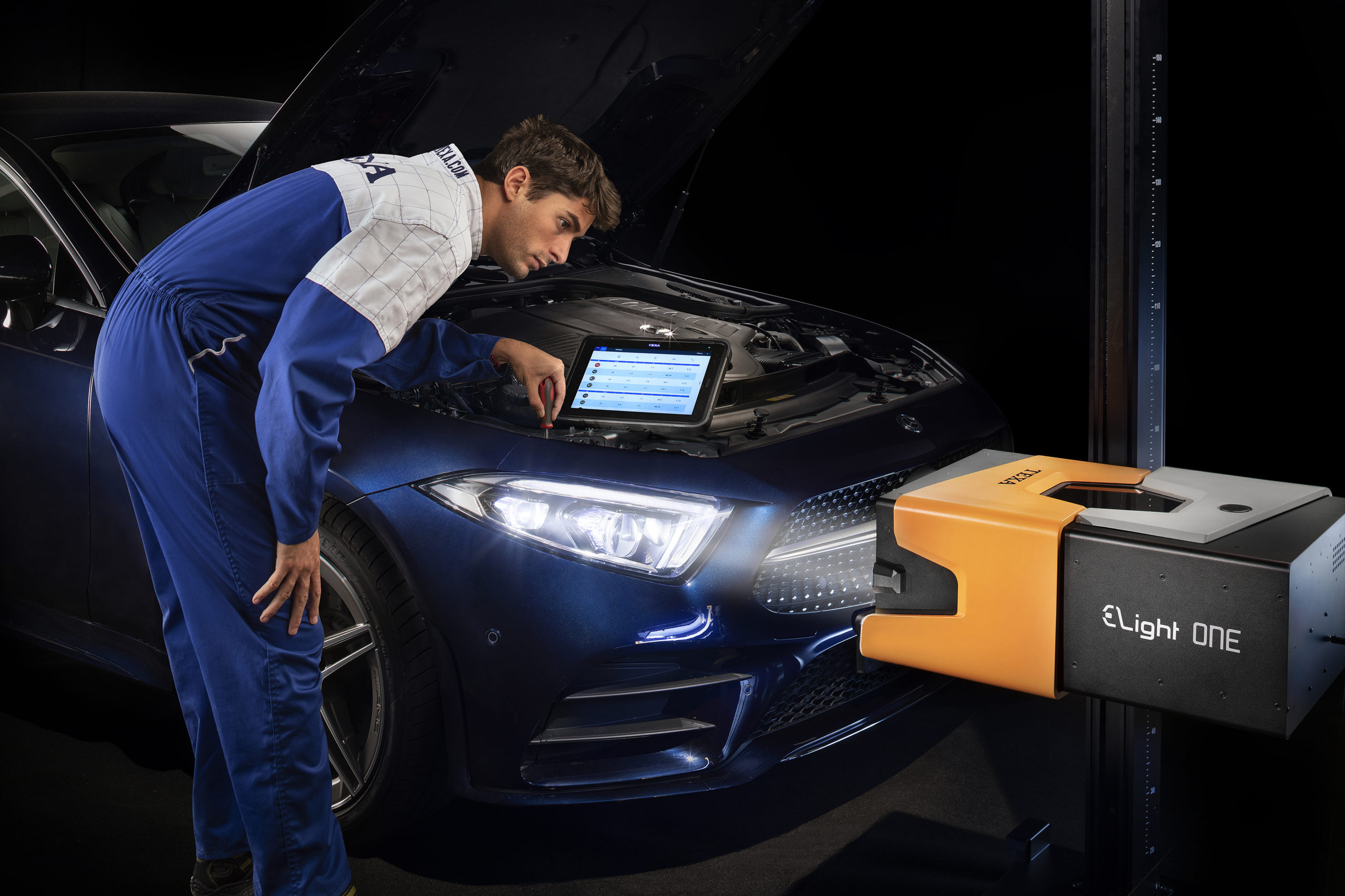Professional headlight alignment