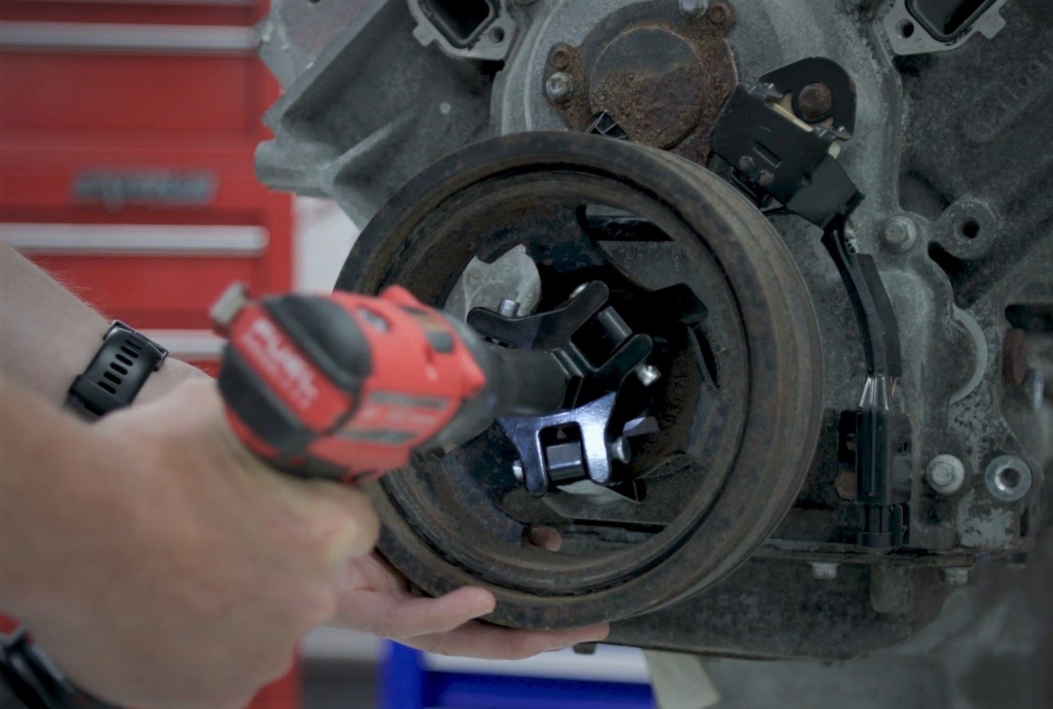 Removing Harmonic Balancers