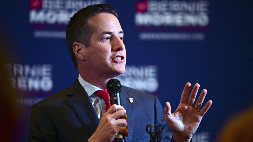 Republican Senator Bernie Moreno