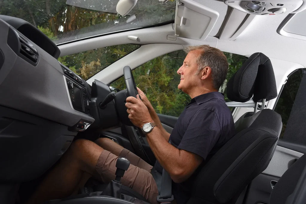 Sitting Too Close to the Steering Wheel