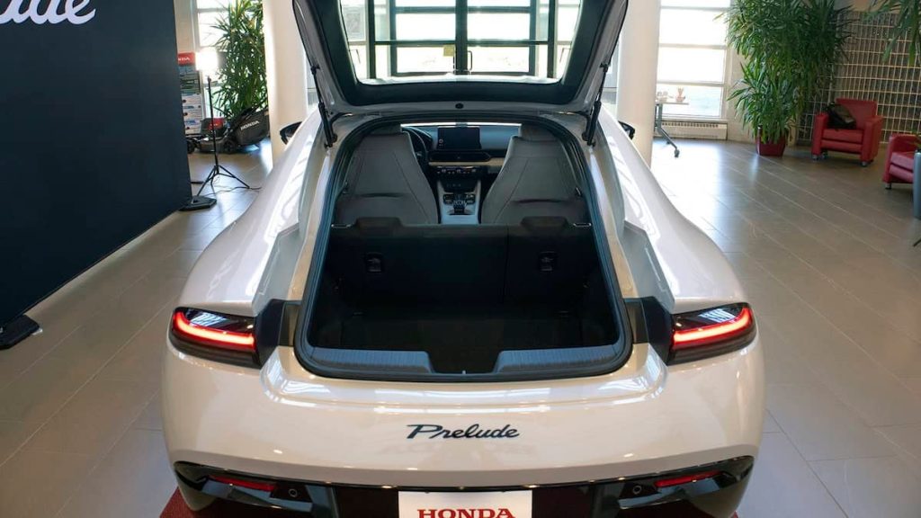The Prelude's Hatchback Creates More Practical Cargo Access