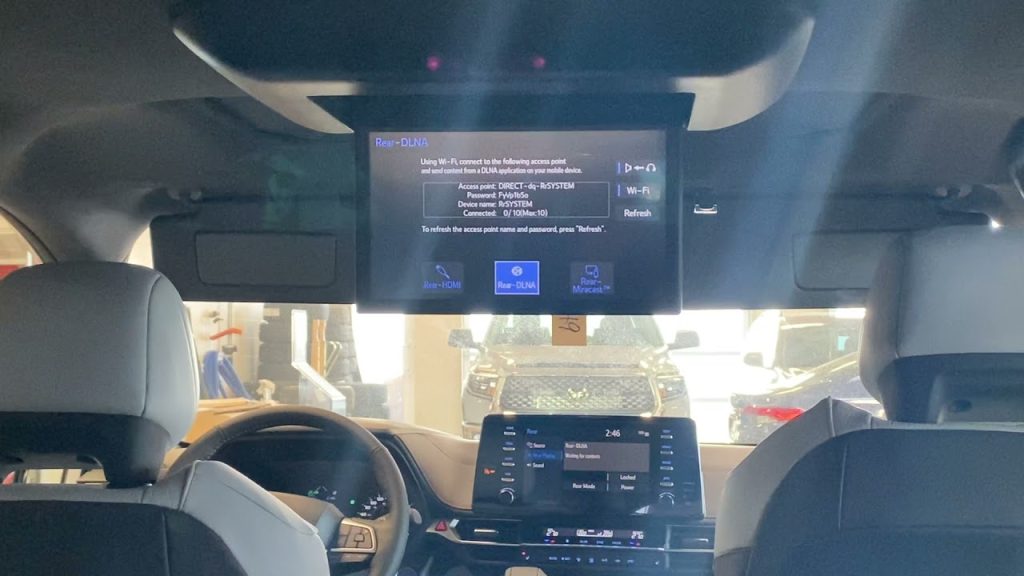 The Rear Entertainment System Has Its Own HDMI Connection