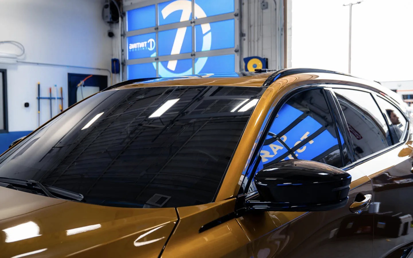 Tinted Front Windows and Windshield