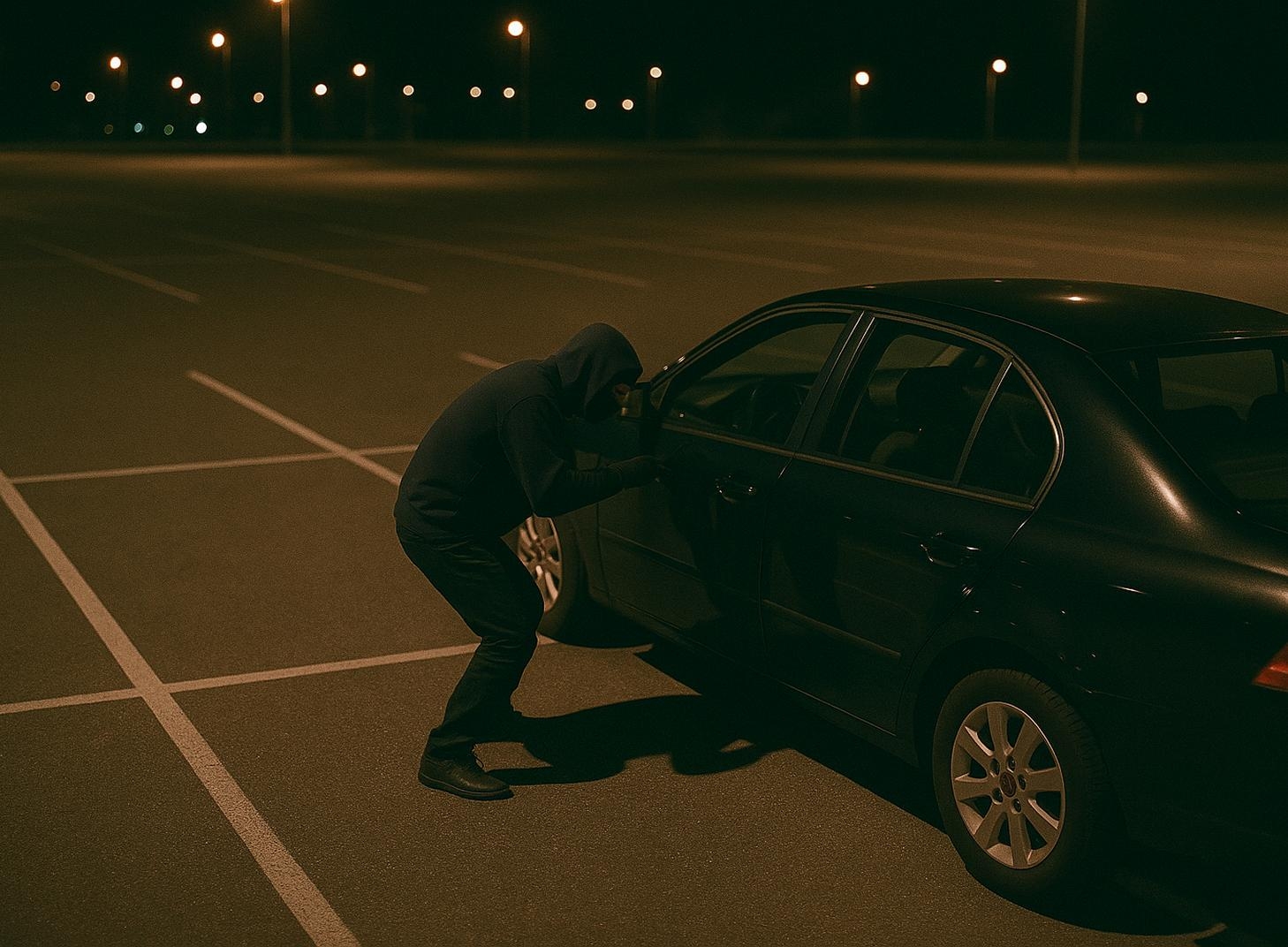 Car Theft Attempt at Night