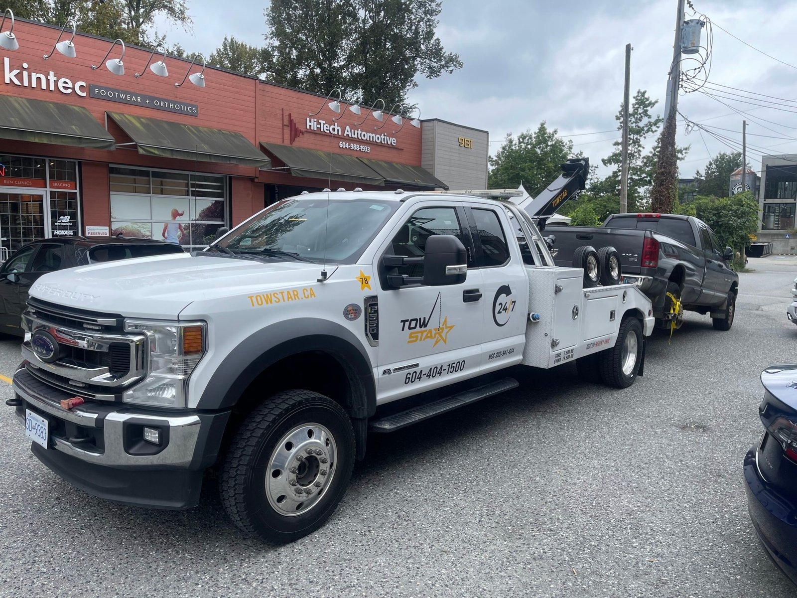 Towstar Towing and Recovery BC flatbed tow truck
