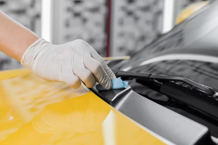 Trim With a Polymer-Based Product