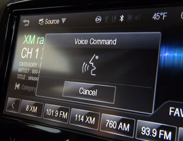 Voice Recognition That Misunderstands Drivers