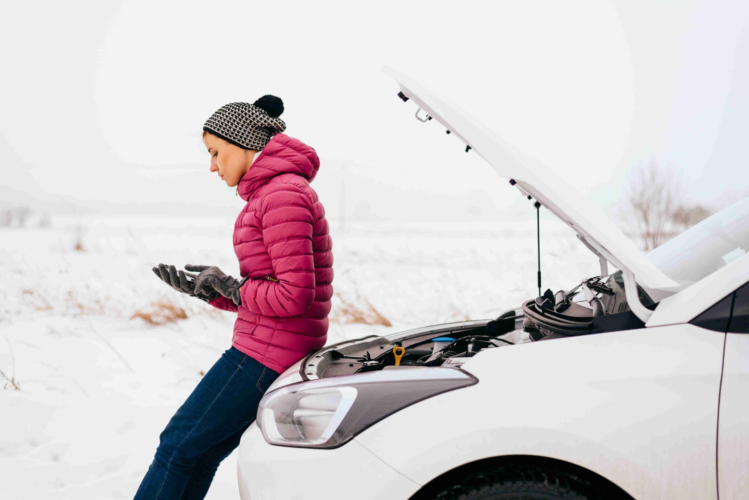 Warming the vehicle’s engine in cold weather conditions