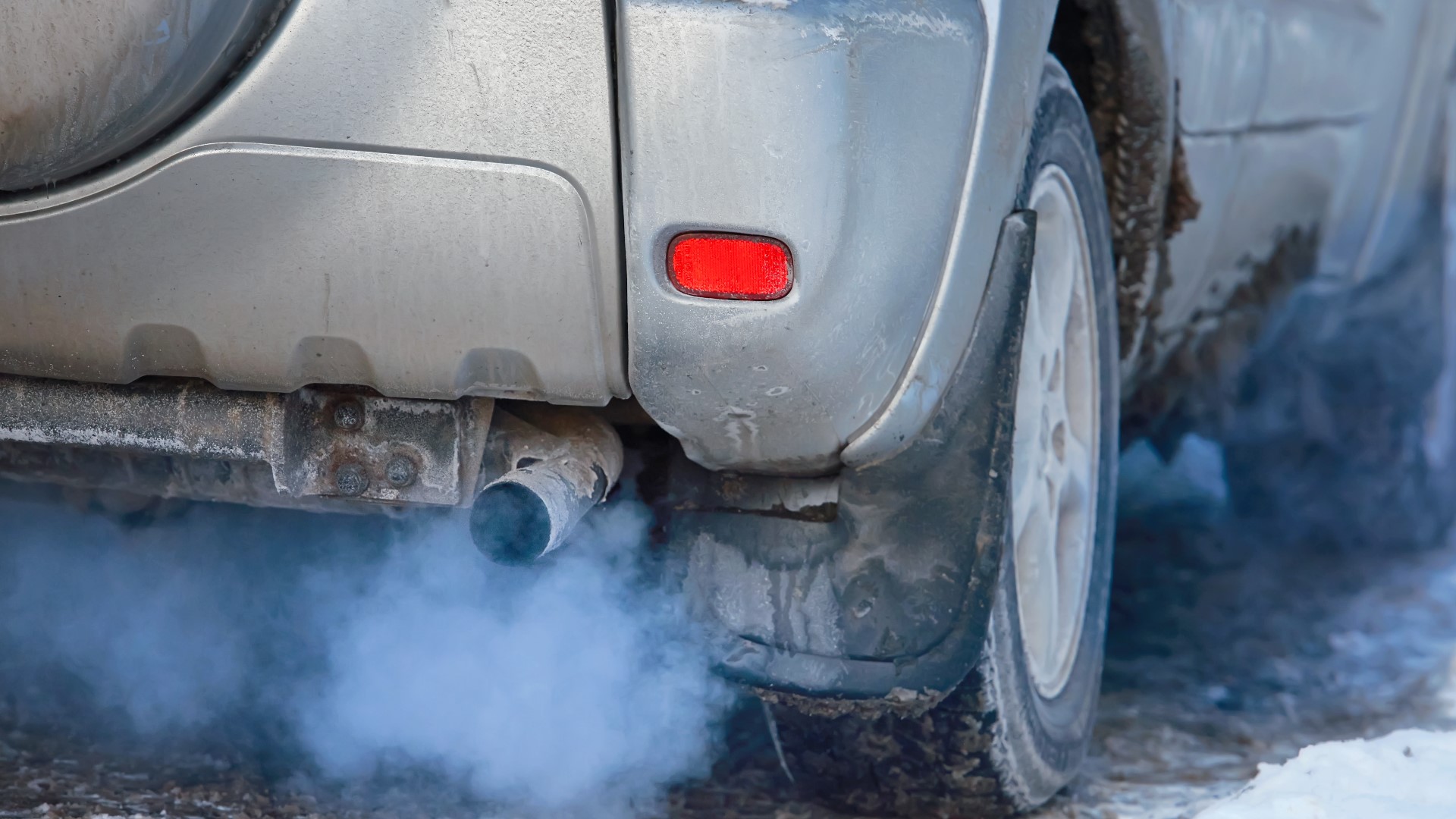 Warming up a car before driving
