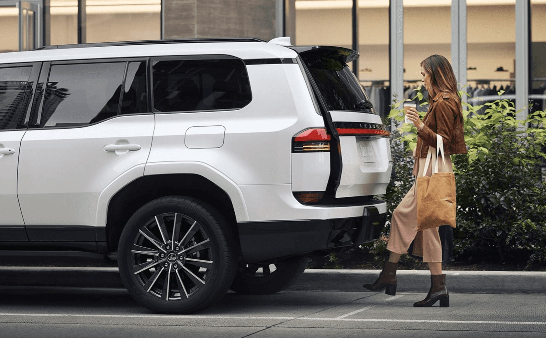 White Lexus GX 550 SUV