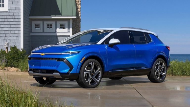 Chevrolet Equinox EV showcasing modern electric styling with practical crossover versatility