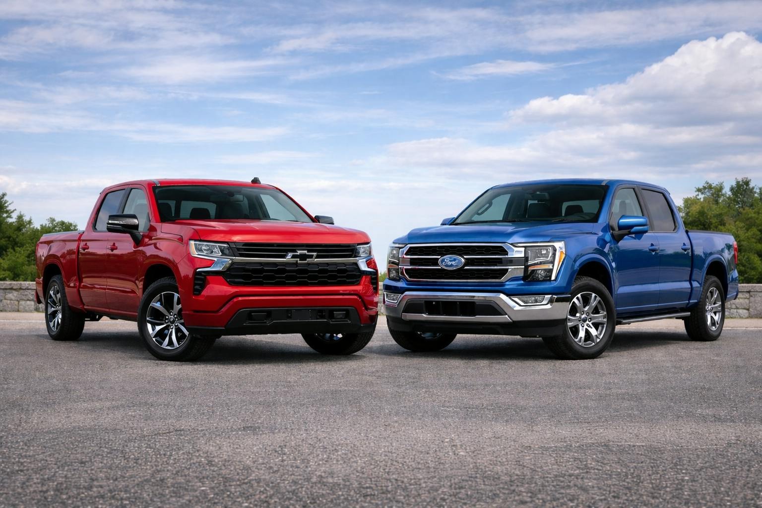Chevrolet Silverado and Ford F-150
