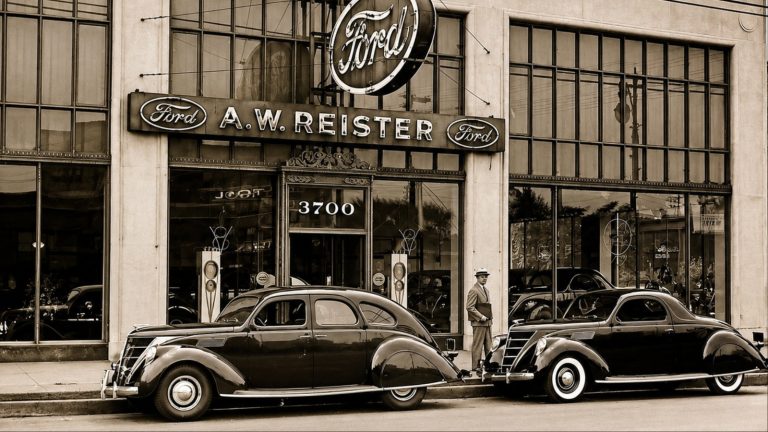 Historic Ford-Lincoln Dealership During Takeover Era