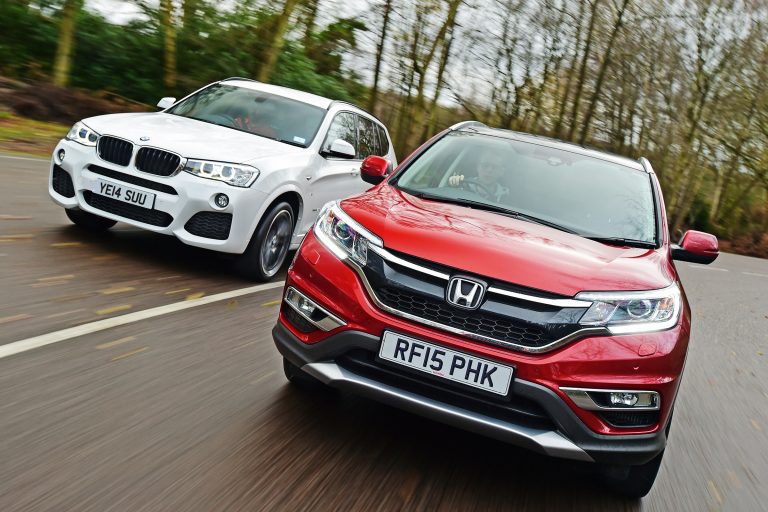 Honda CR-V and BMW X3