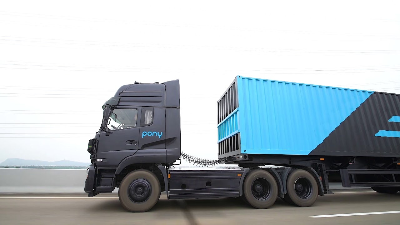Pony.ai’s Level 4 electric robotruck autonomously hauls cargo on highways