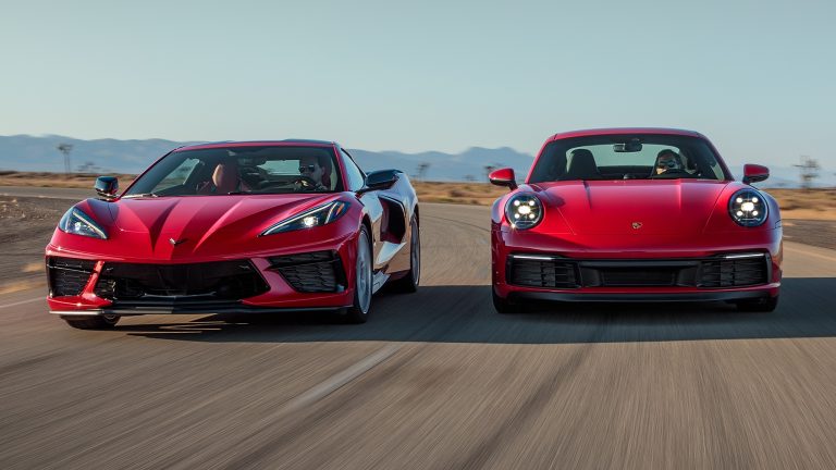 Porsche 911 and Chevrolet Corvette