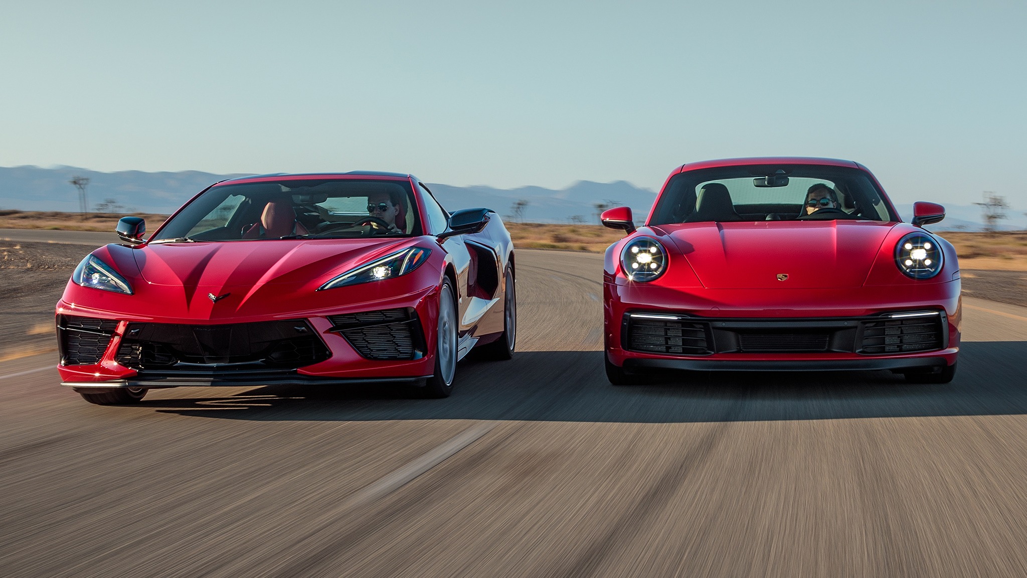 Porsche 911 and Chevrolet Corvette