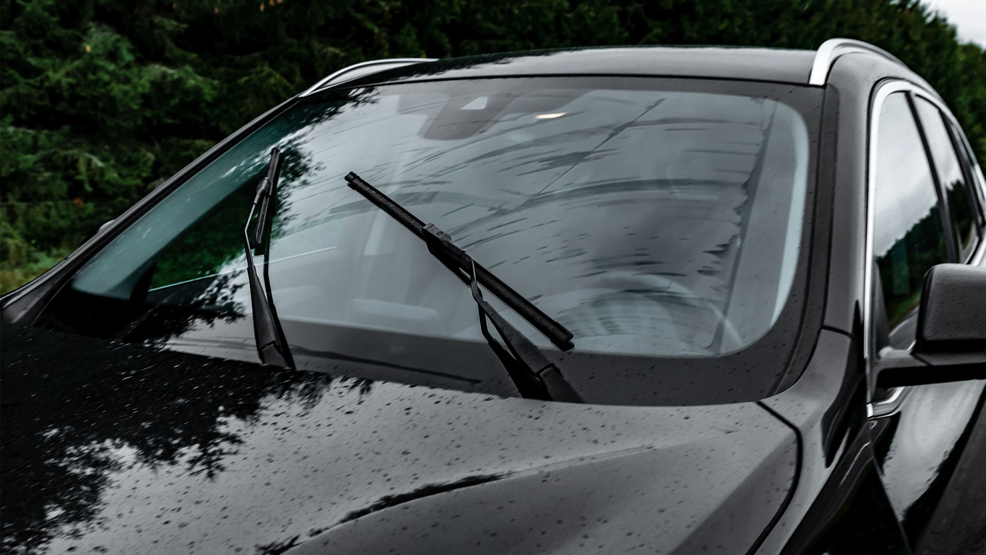 SUV windshield
