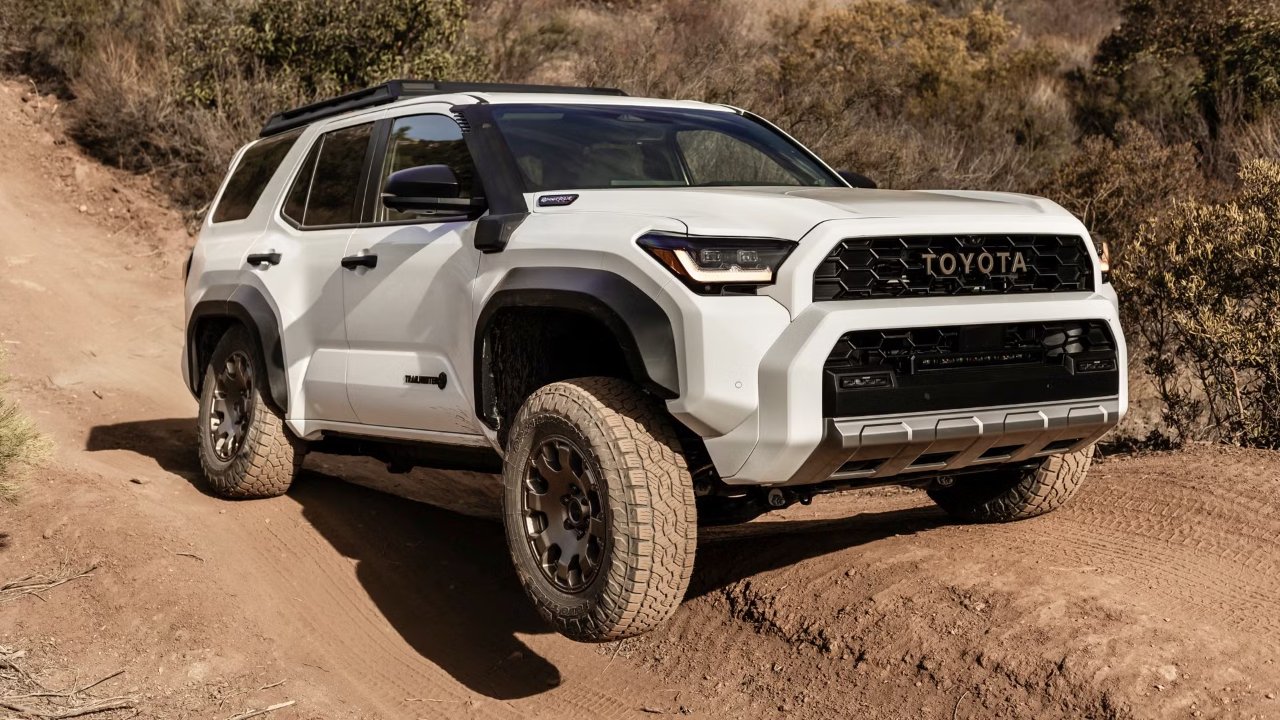 Toyota 4Runner Trailhunter tackling rugged off-road terrain