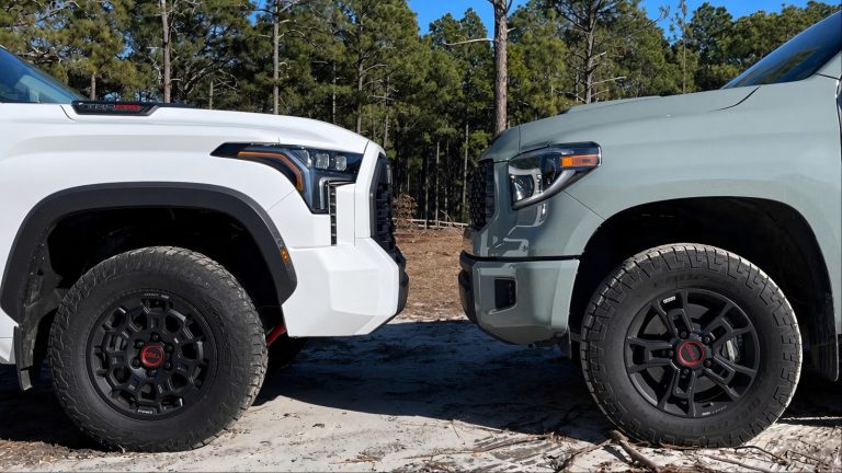 Toyota Tundra and Sequoia face off, highlighting their distinct strengths