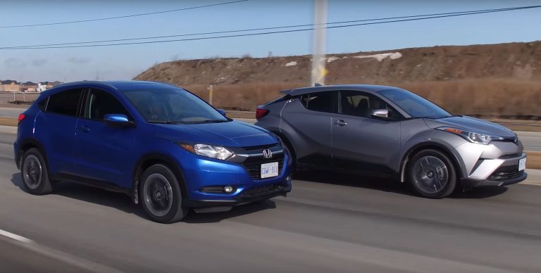 Toyota C-HR and Honda HR-V