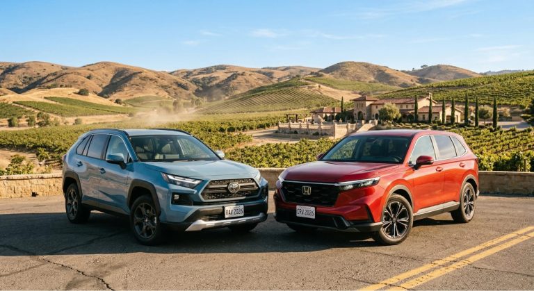 Toyota RAV4 and Honda CR-V