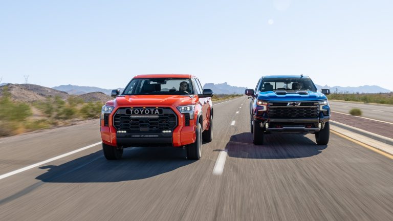Toyota Tundra and Chevrolet Silverado