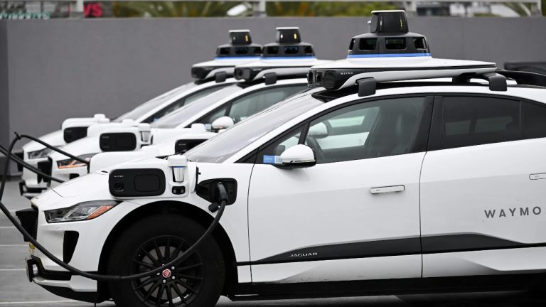 Waymo robotaxis equipped with advanced sensors prepare for autonomous driving