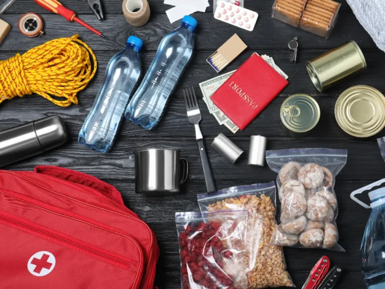 Many small objects are shown in the imge which can become projectiles in a car crash