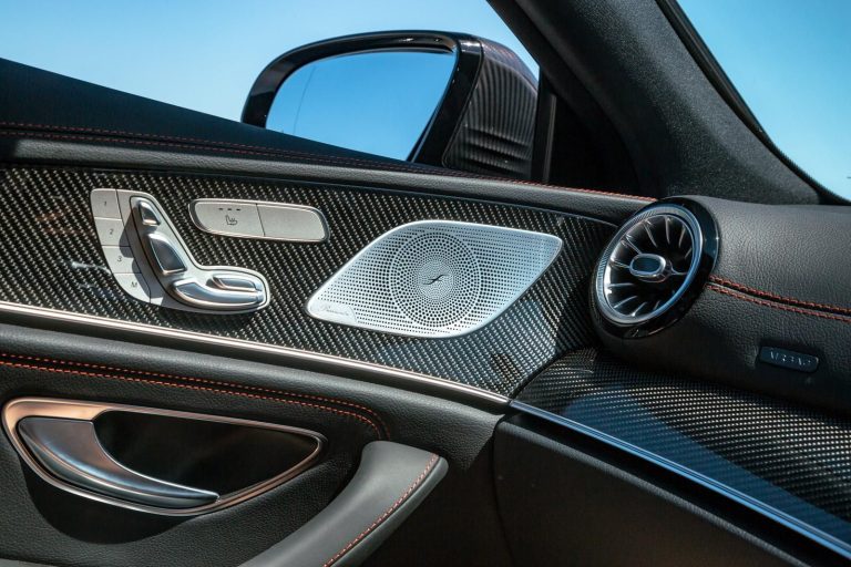 Luxury car door speaker system