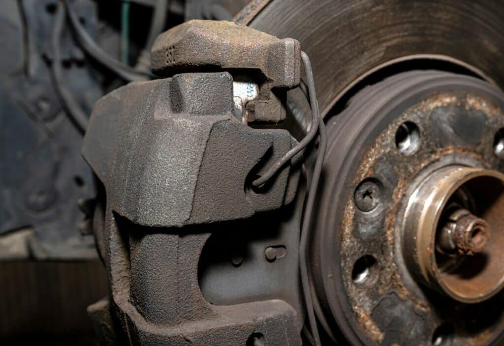 A Sticking Brake Caliper