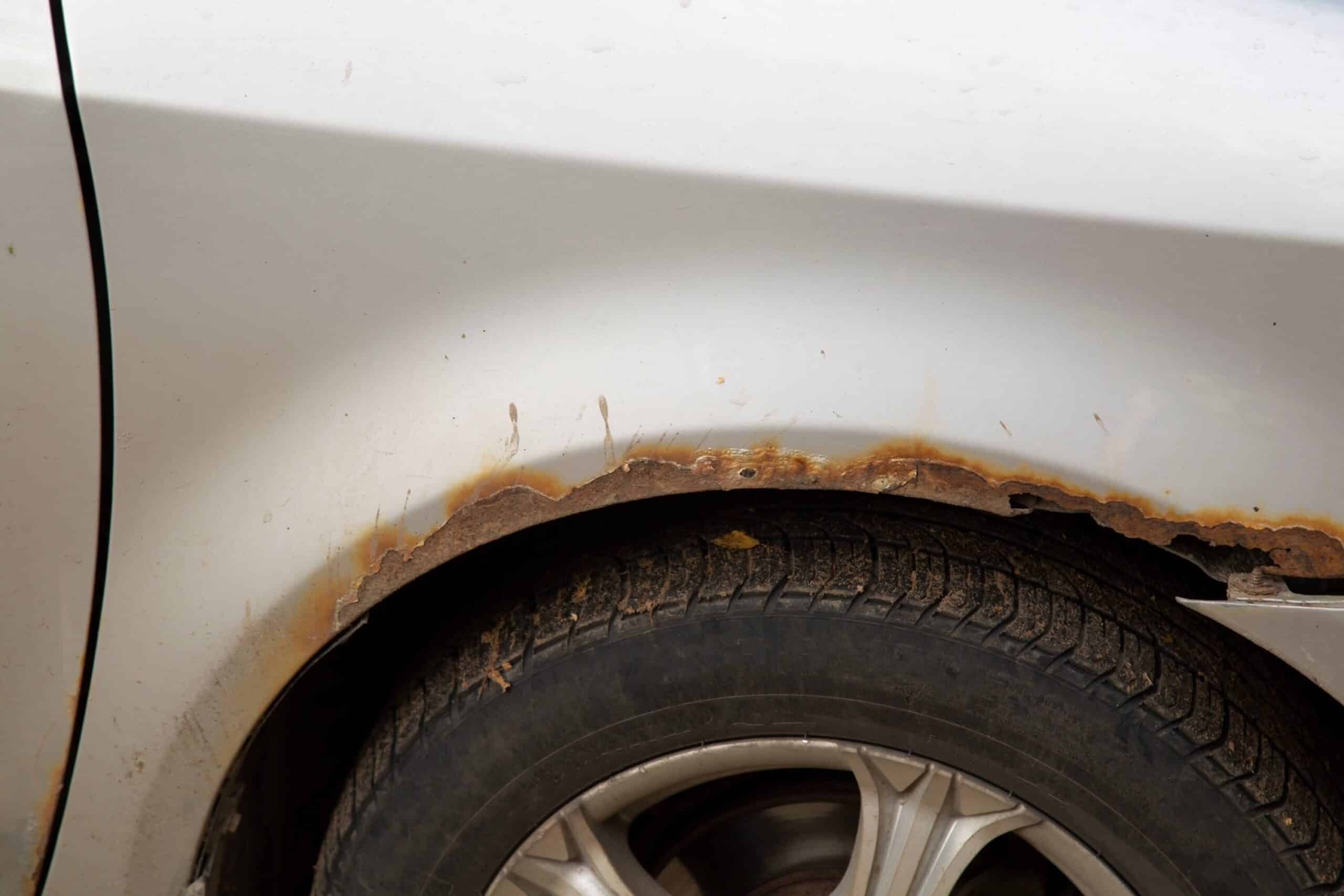 Allowing Rust and Road Salt Buildup