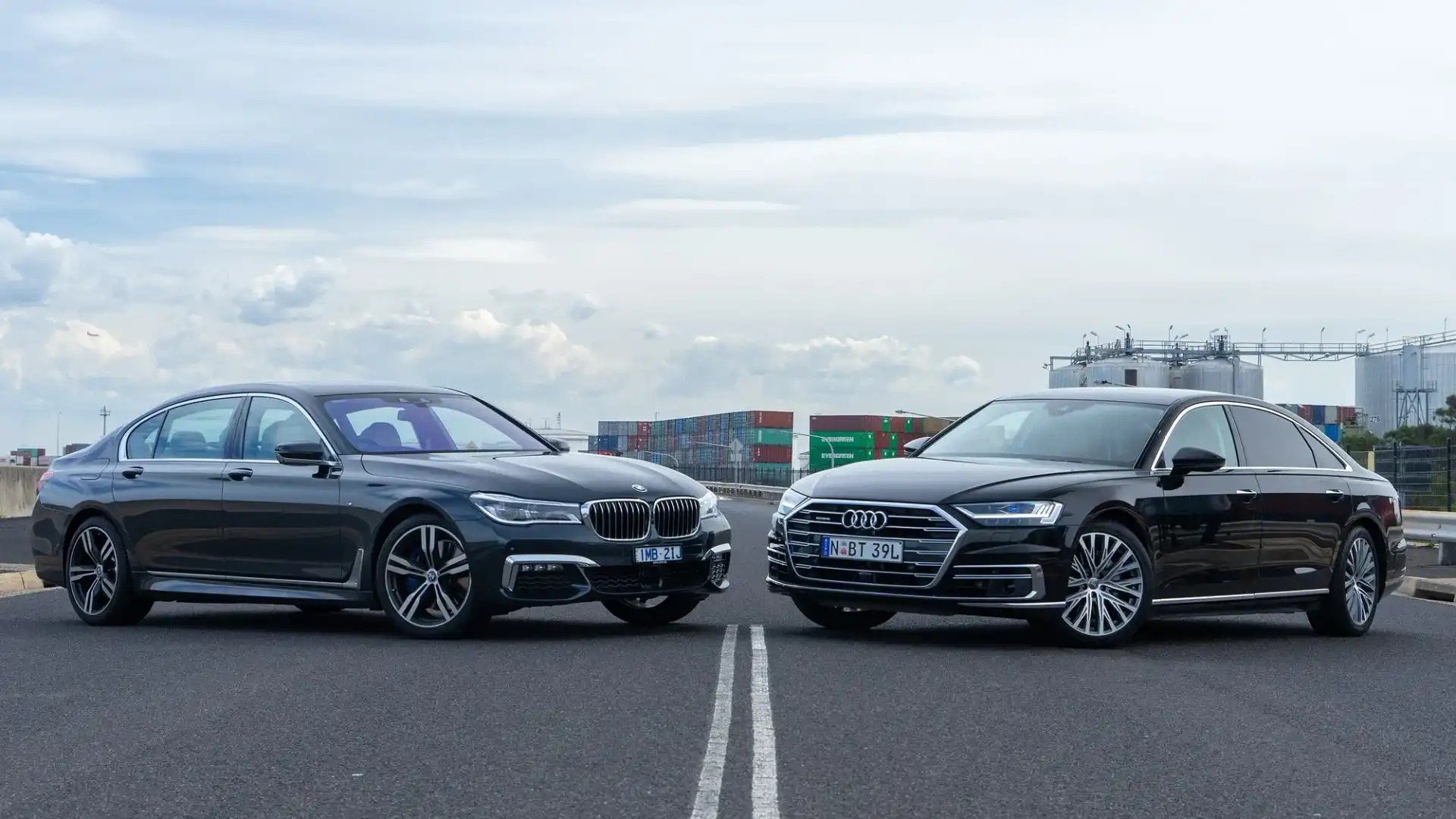BMW 7 Series and the Audi A8L