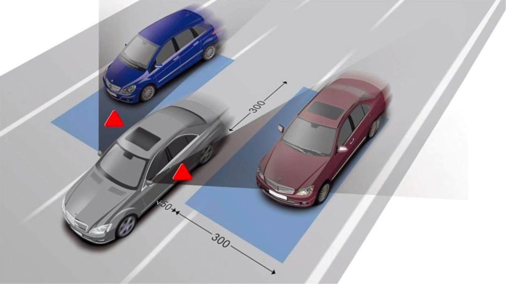 Blind-Spot Monitoring for Nighttime Lane Changes