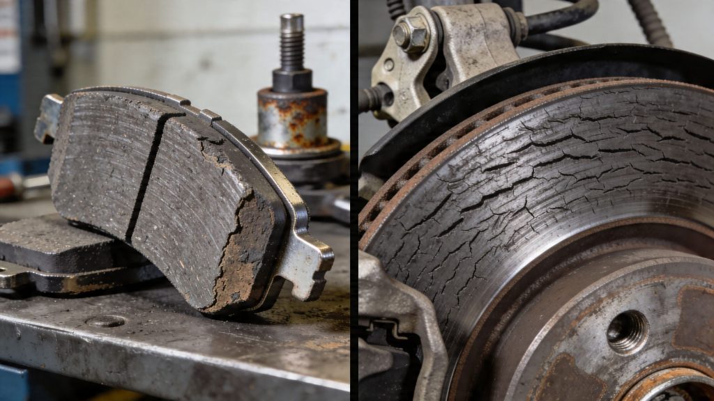 Brake Problems and Worn Brake Pads