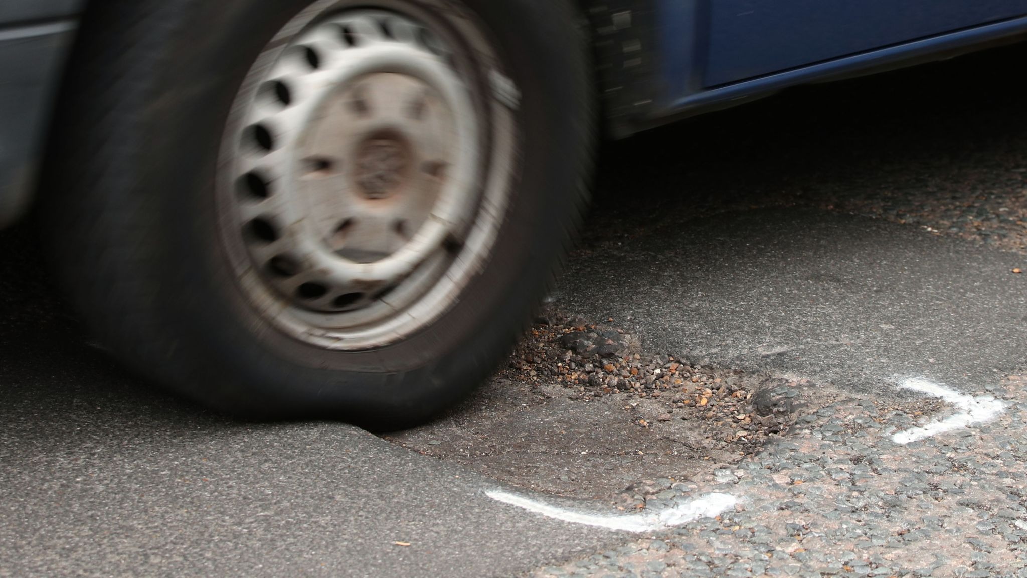 Braking Over Potholes