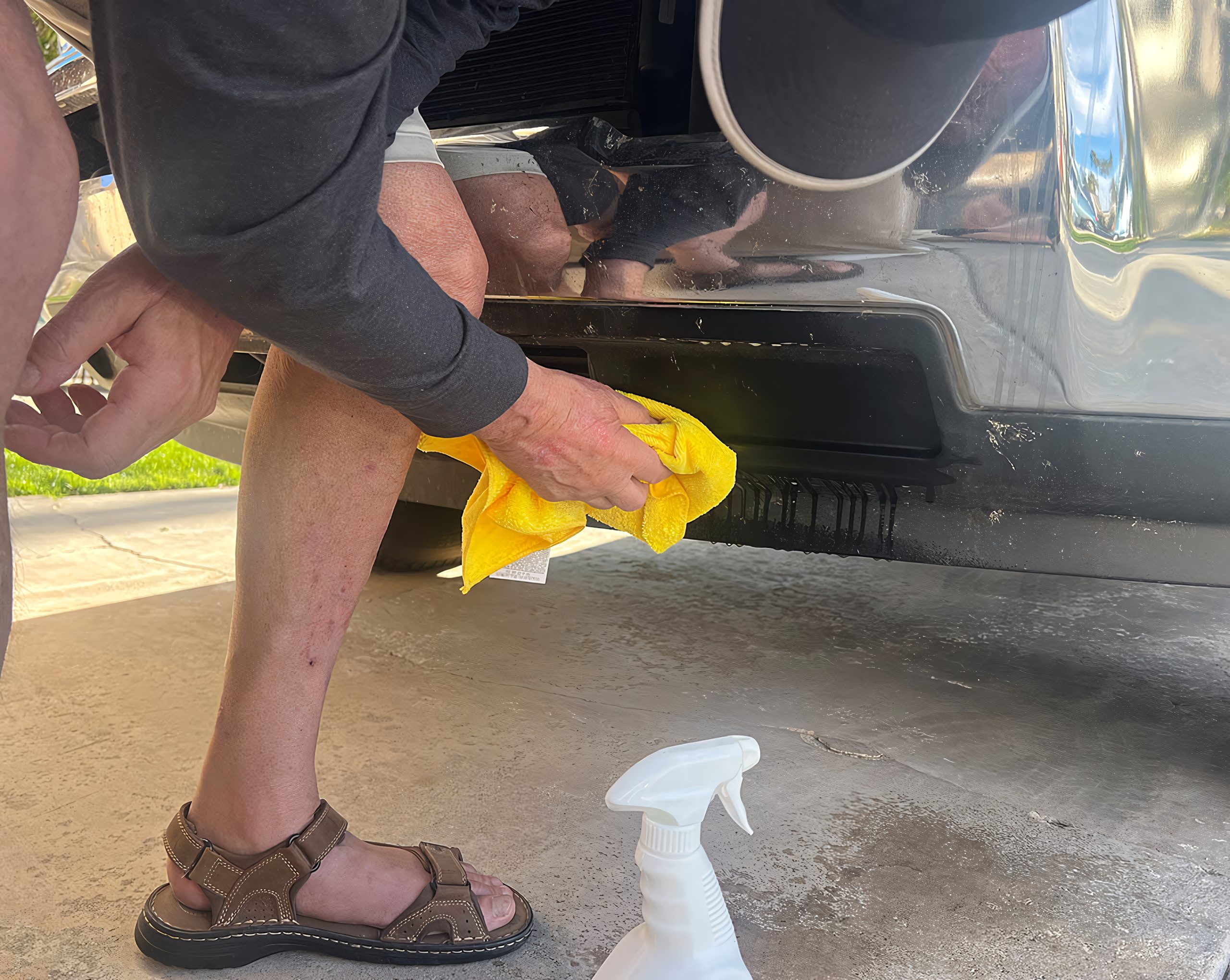 Bumper wash