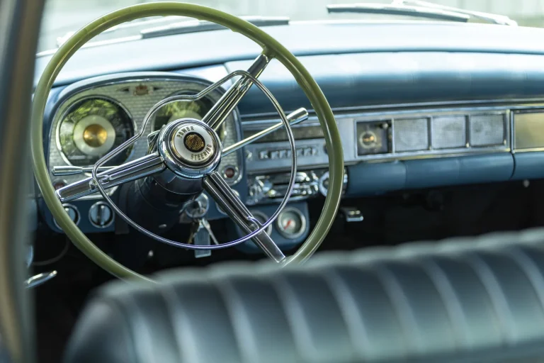 Interiors of Chrysler Imperial is shwon in the image