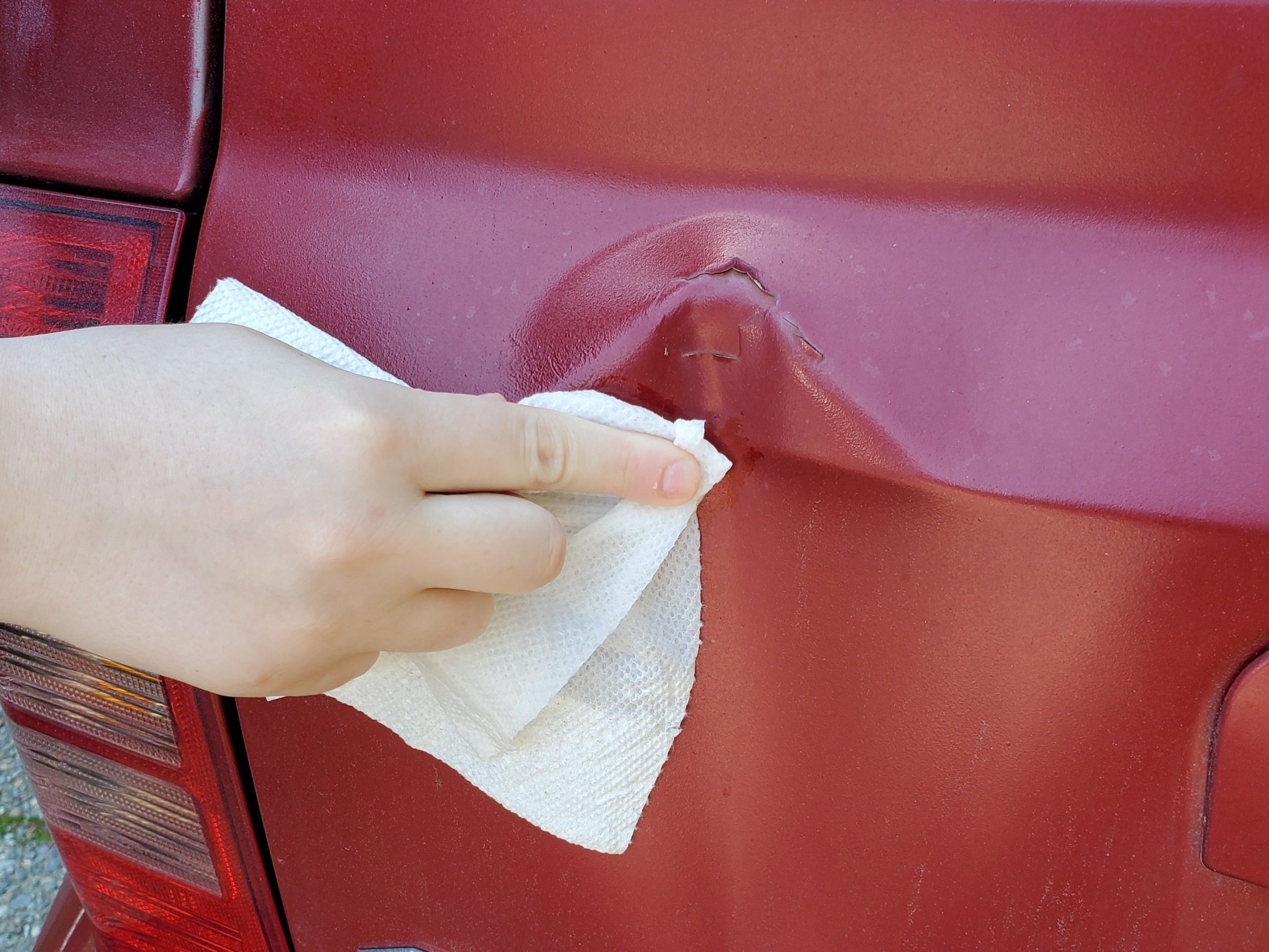 Clean the Chipped Area