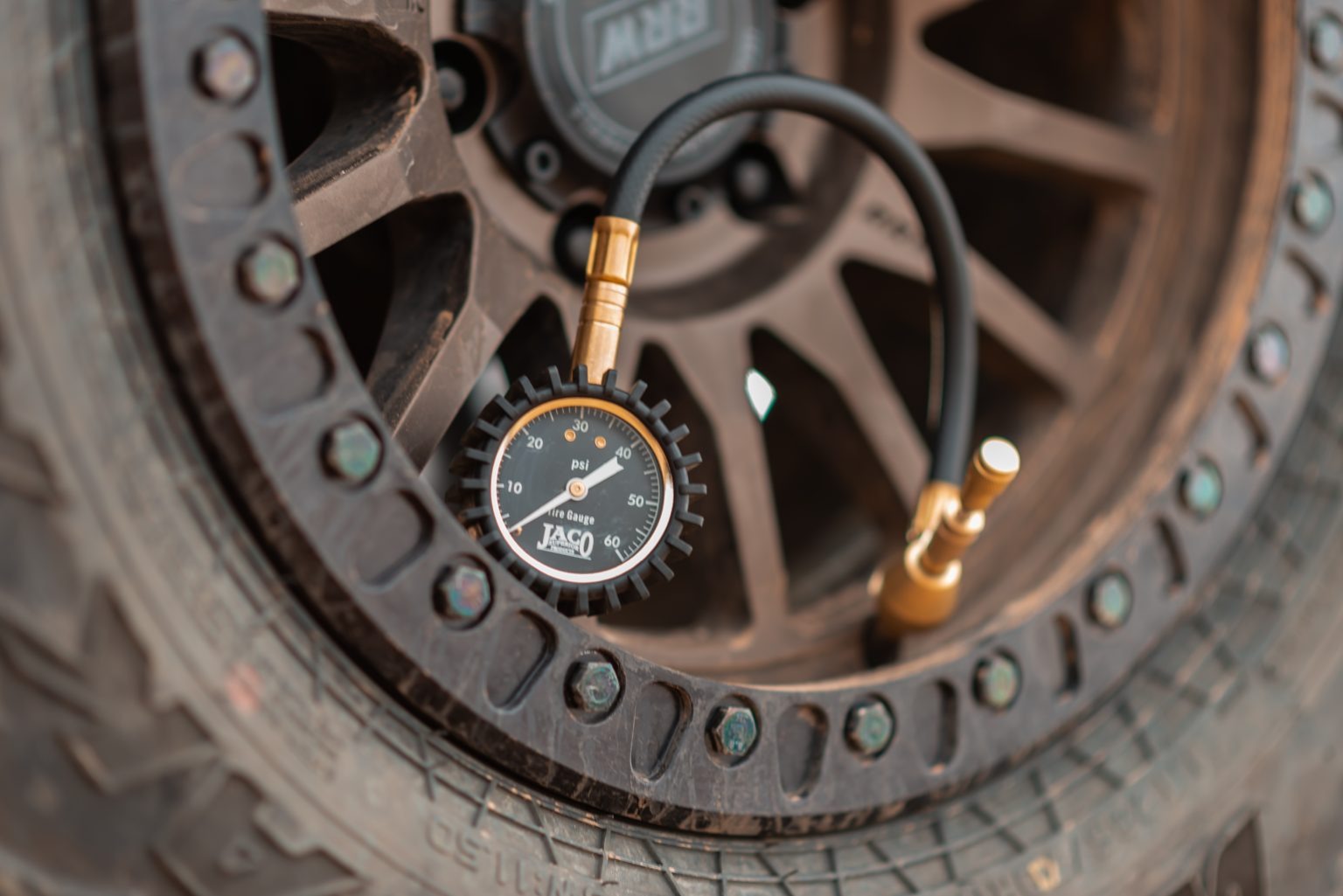 Deflating tires improves traction