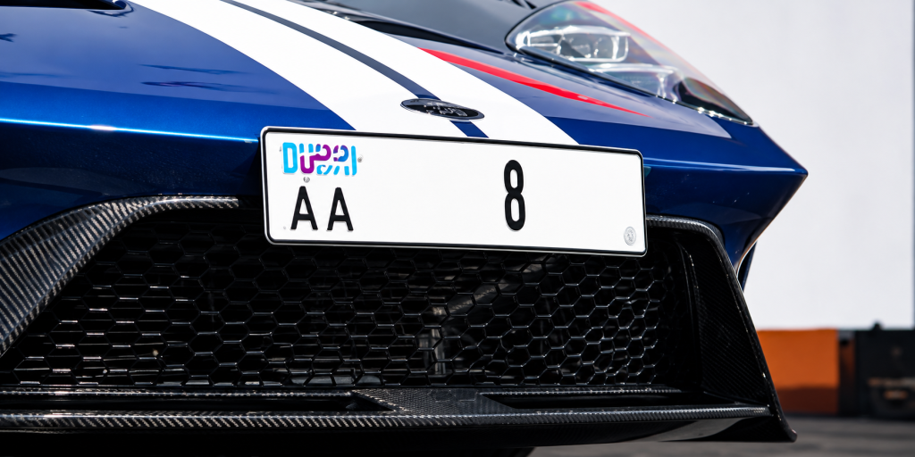 Dubai AA8 Plate