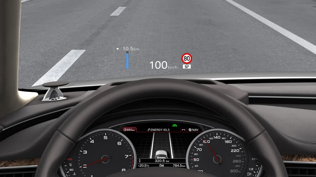 Head-Up Displays That Keep Information Within View