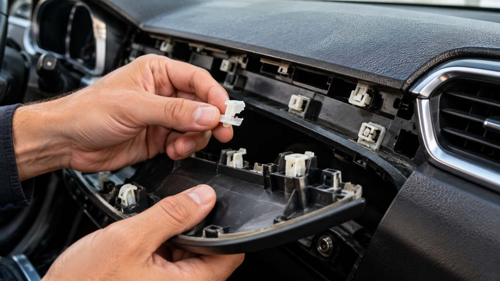 Inspect and Replace Broken or Missing Trim Clips