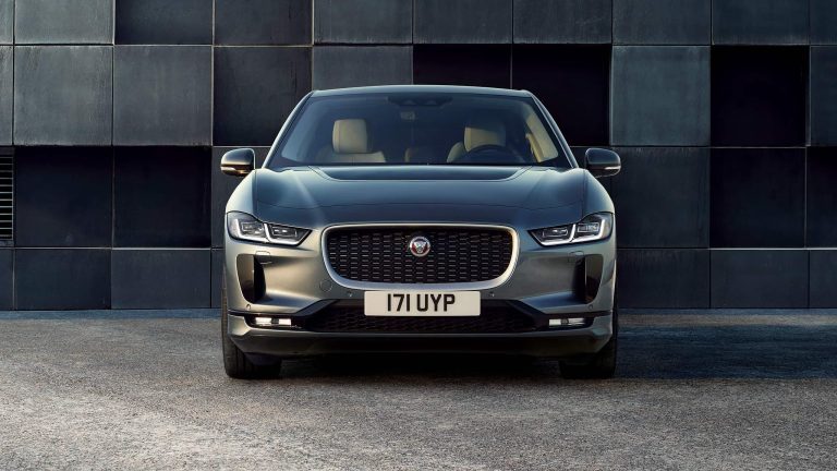 Front view of Jaguar I-Pace EV