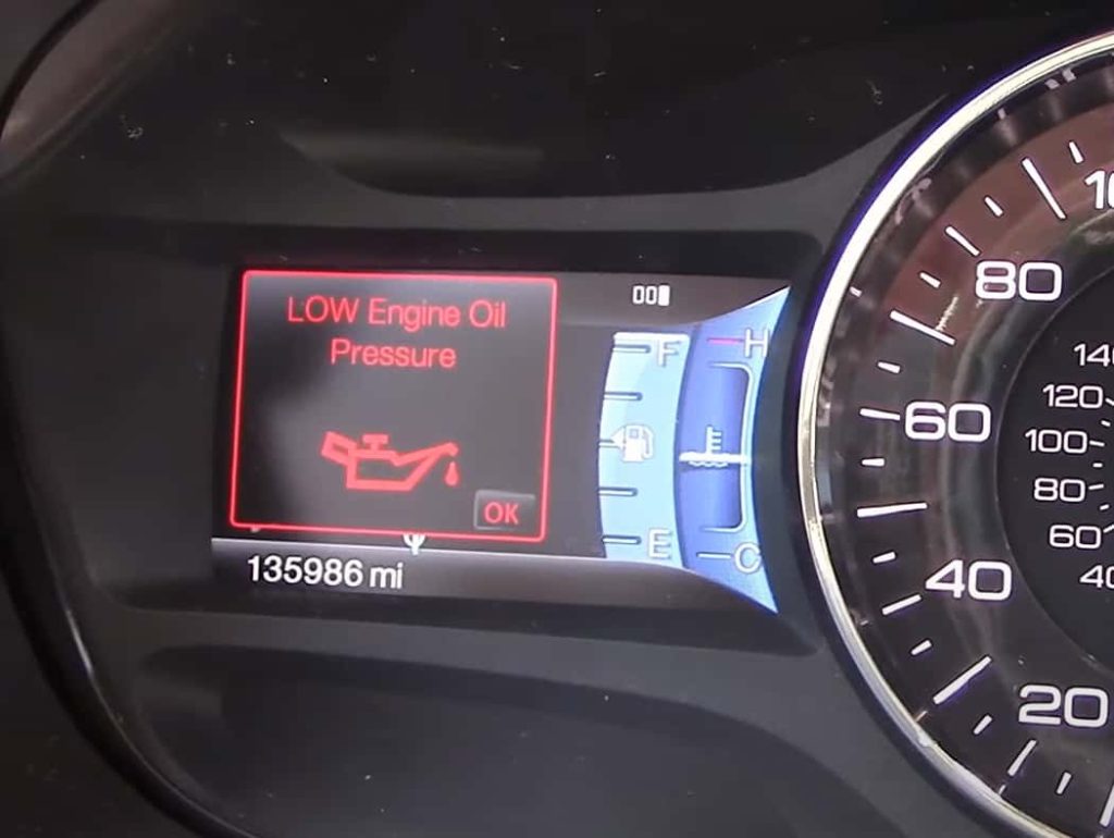 Low Engine Oil Pressure