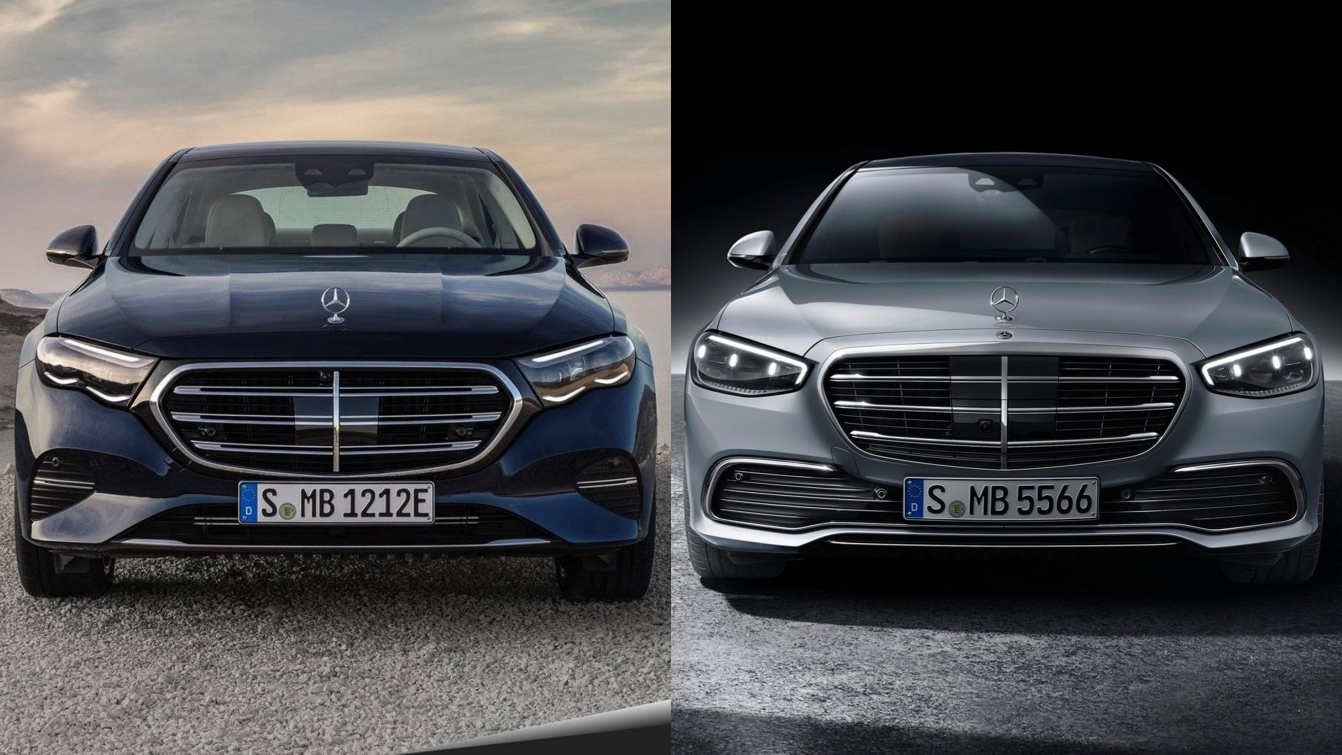 Mercedes-Benz E-Class and S-Class sedans
