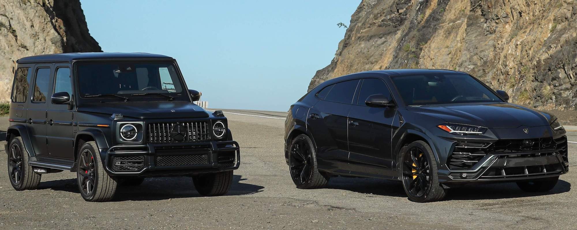 Mercedes-Benz G63 AMG and a Lamborghini Urus