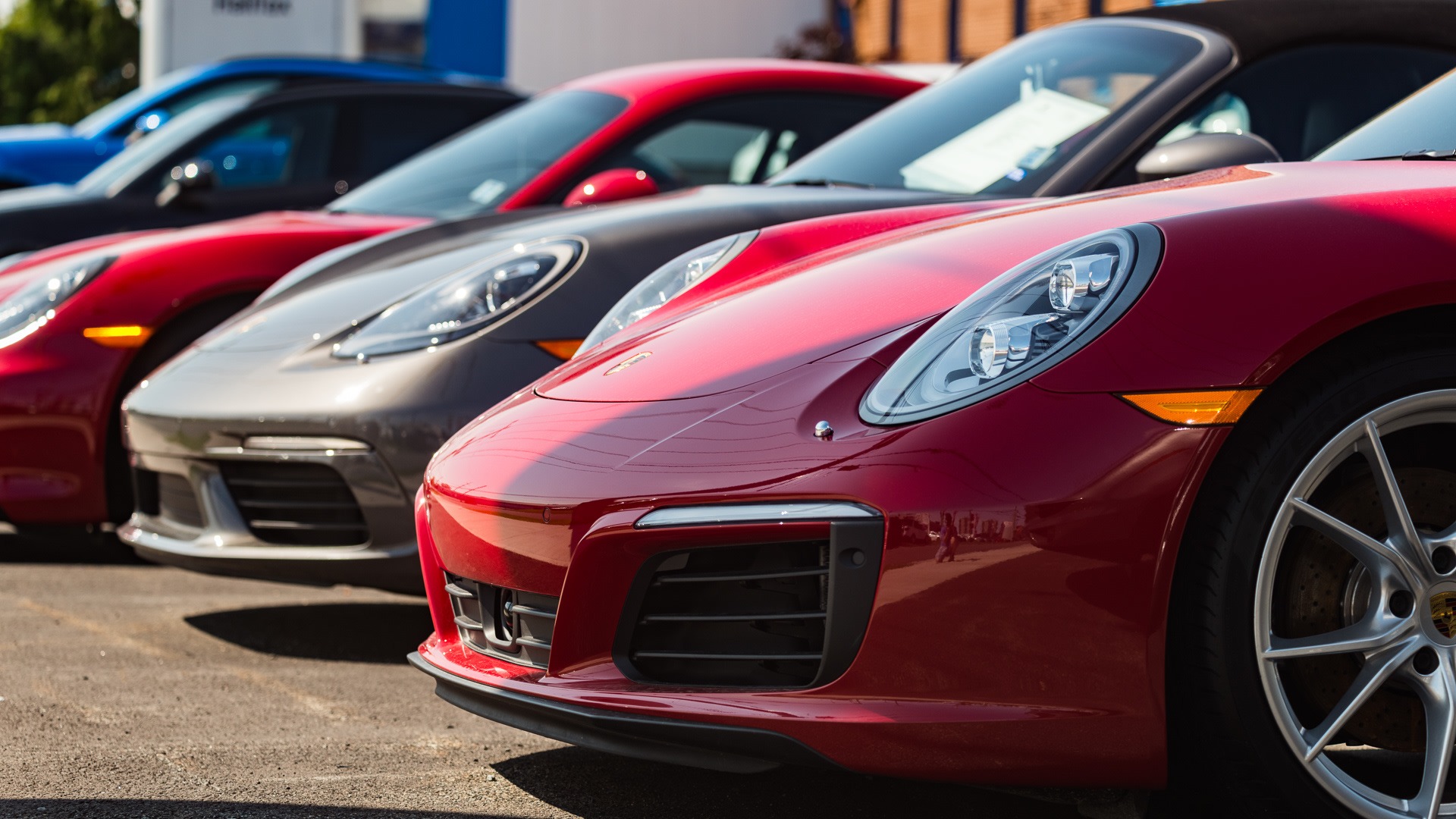 Porsche 911 sports cars