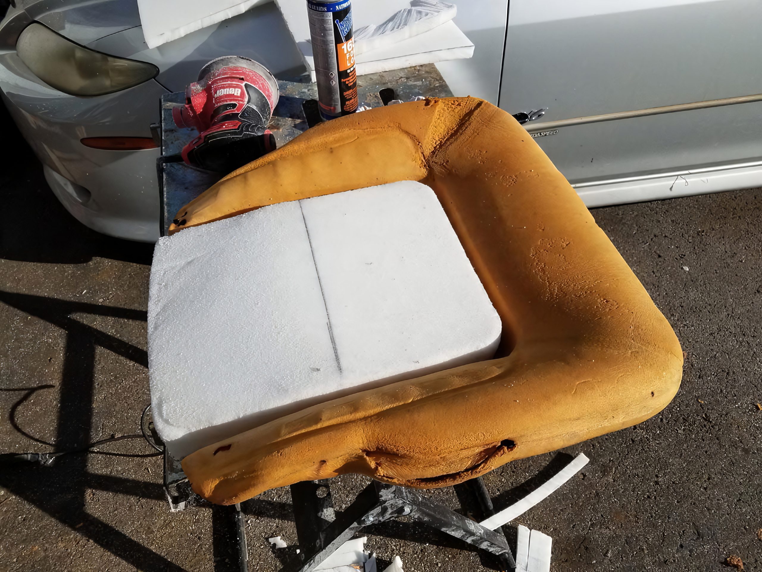 Replace Missing Cushion Support With Upholstery Foam